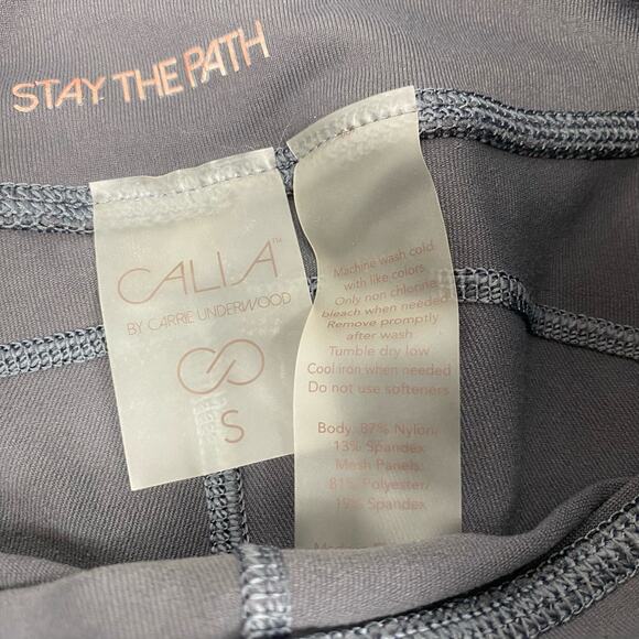 CALIA Essential Mesh Leggings by Carrie Underwood Snakeskin Gray Womens Small - Picture 6 of 9